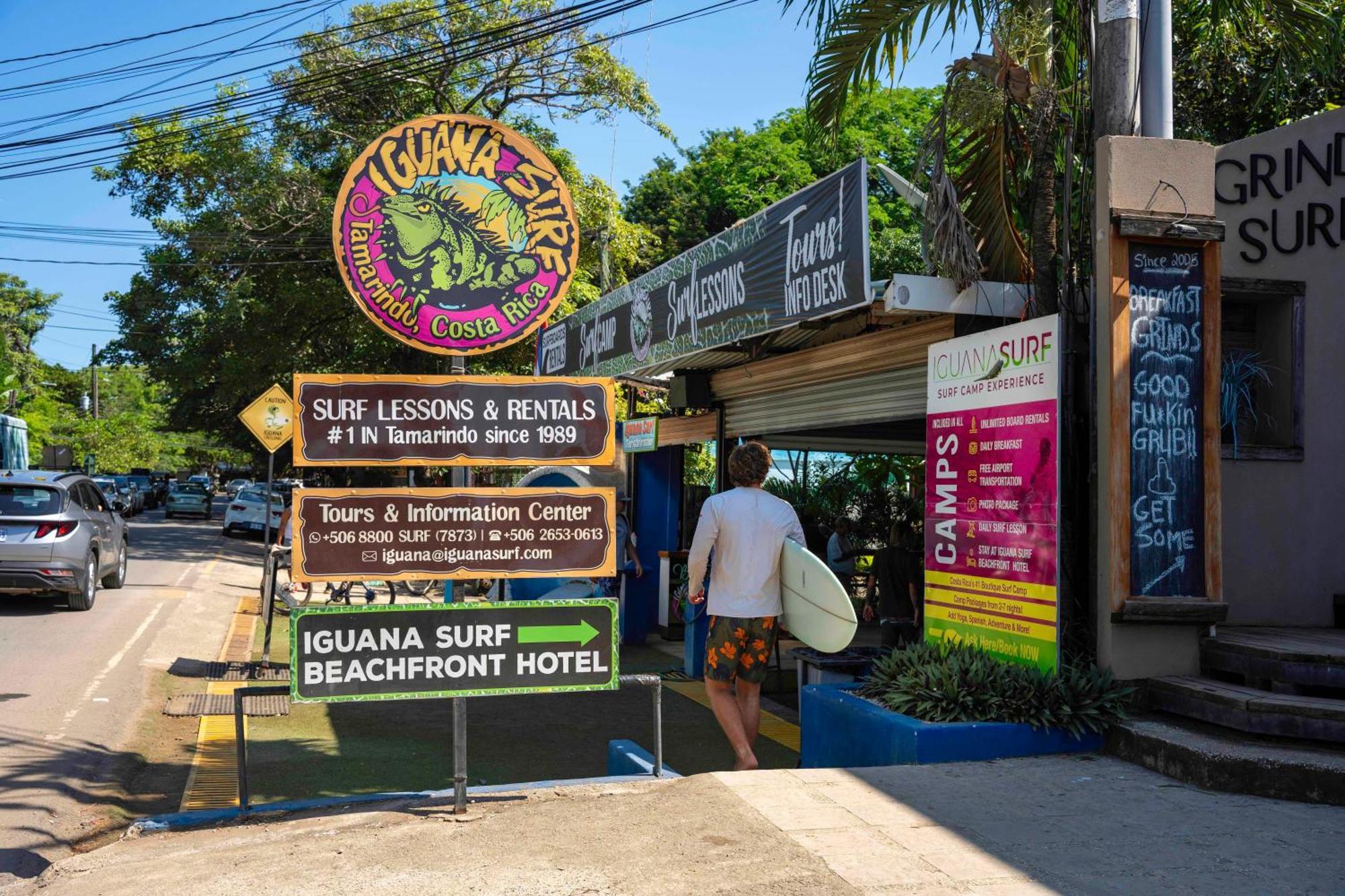 Iguana Surf Camp Hotel Tamarindo Luaran gambar